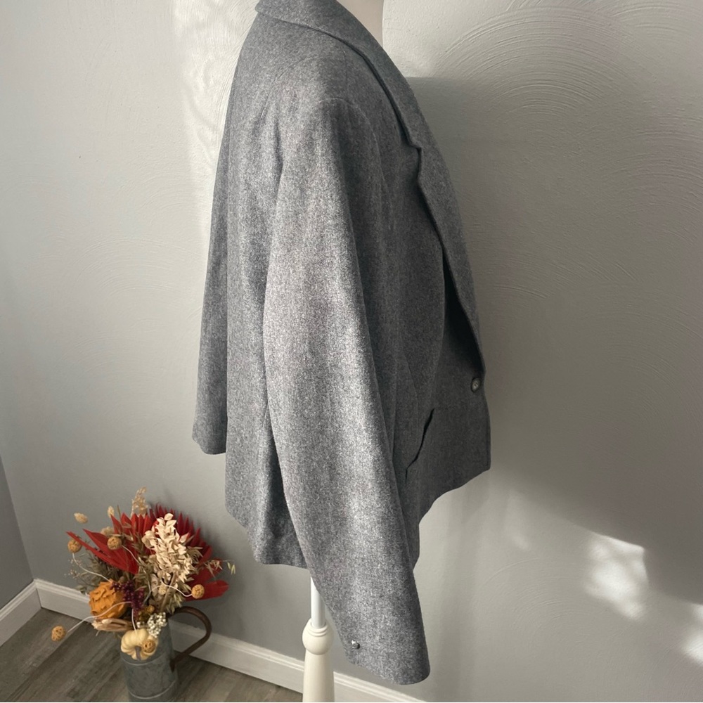 Authentic Pendleton Grey Wool Jacket, Fully Lined… - image 2